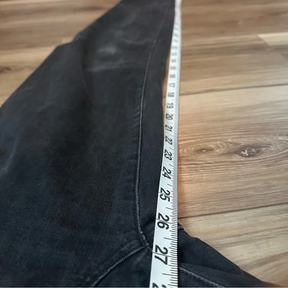 Madewell 10” High Riser Skinny Jeans Black Size 30 High Rise Stretch Denim - Picture 8 of 10
